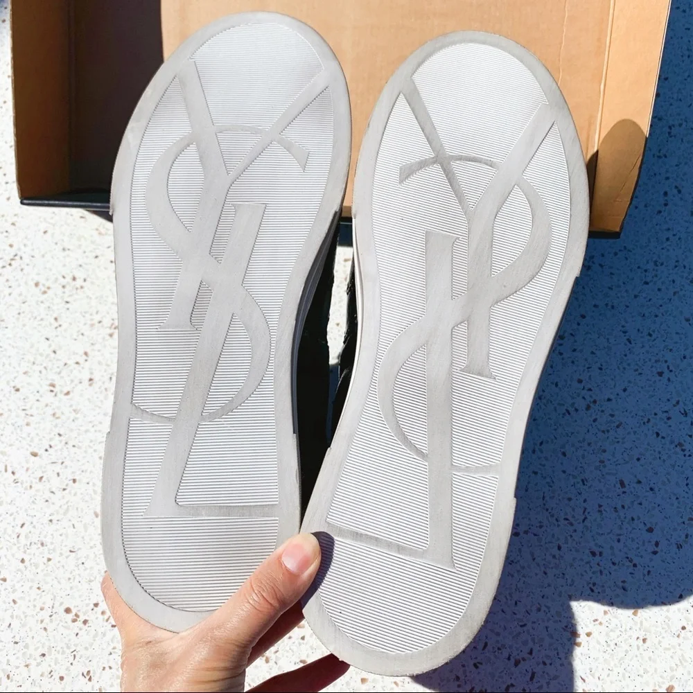 NIB Authentic Saint Lauren Moroder Hightop Sneaker​ - Picture 8 of 9